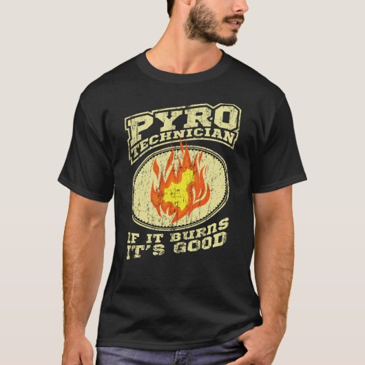 T-shirt Pyrotechnicien Équipage Pyrotechnique Fireworks Py (Devant)