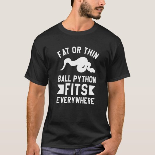T-shirt Python À Ballons Gras Ou Minces Adapté Partout Pyt (Devant)