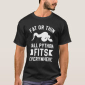 T-shirt Python À Ballons Gras Ou Minces S'Adapte Partout A (Devant)