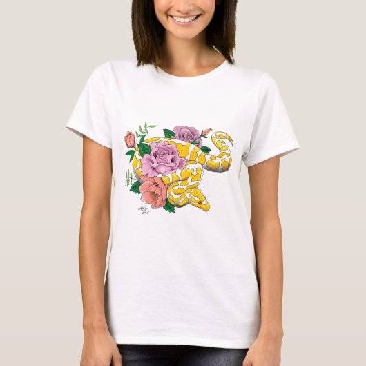 T-shirt Python albino (Devant)