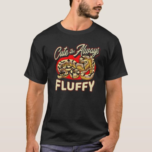T-shirt Python Ball Pour Serpent Pas Toujours Fluffeux (Devant)