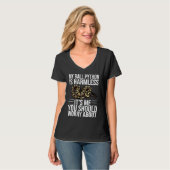 T-shirt Python Balle Serpent Hommes Femmes (Devant entier)