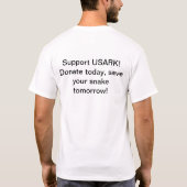 T-shirt Python birman (Dos)