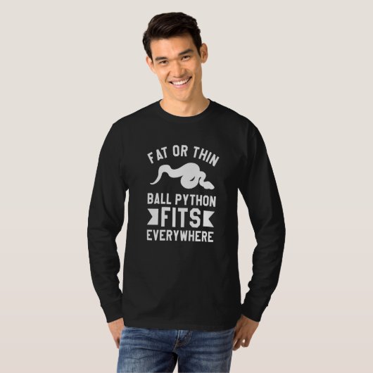 T-shirt Python boule gros ou mince convient partout Python (Devant entier)