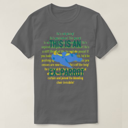 T-shirt Python C'est un python ExParrot Gif (Design devant)