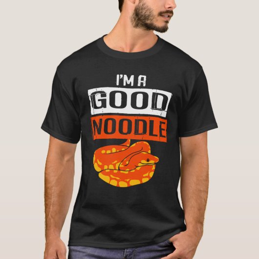 T-shirt Python Good Noodle Ball Python Snake Boa (Devant)