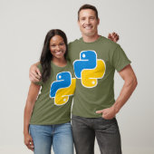 T-shirt Python Programmation Langue Code Logiciel (Unisexe)