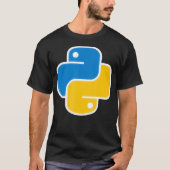 T-shirt Python Programmation Langue Code Logiciel (Devant)