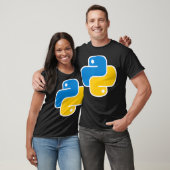 T-shirt Python Programmation Langue Code Logiciel (Unisexe)