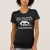 T-shirt Python Programmer IT Nerd Panda Programmation Humo (Devant)