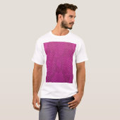 T-shirt Python rose : Texture de la peau de serpent. (Devant entier)