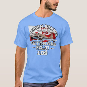 T-shirt PZL37 o Polonais moyen bombardier