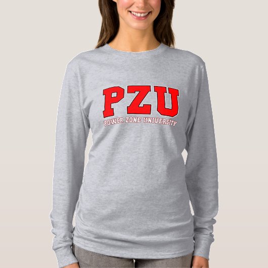 T-shirt PZU - Long gris 2 de douille (Devant)