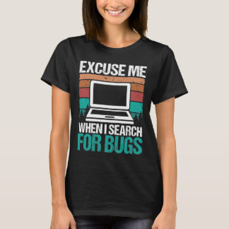 T-shirt QA Engineering Recherche pour l'assurance qualité 