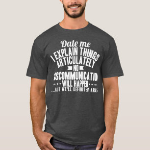 T-shirt QA Tester Date Me J'Explique Avec Articularité