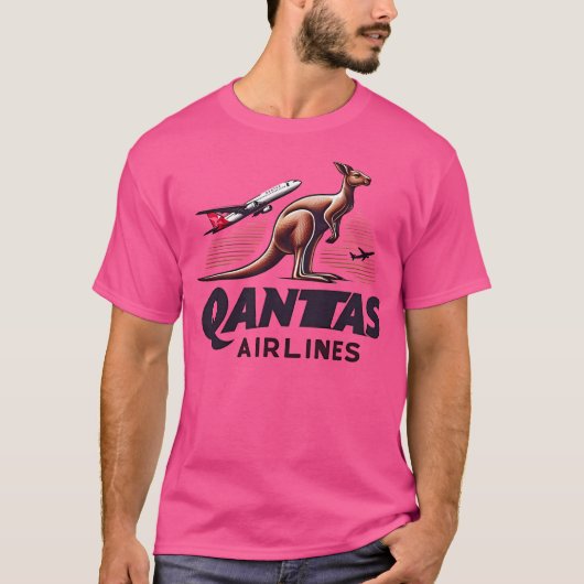 T-shirt Qantas Airlines (Devant)