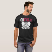 T-shirt Qatar Ping Pong Fier Qatari Table Tennis Support (Devant entier)