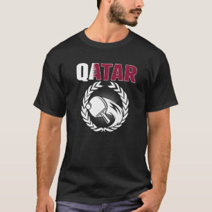 T-shirt Qatar Table Tennis Qatari Ping Pong Supporter Spo