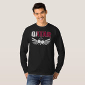 T-shirt Qatar Table Tennis   Support Qatari Ping Pong Team (Devant entier)