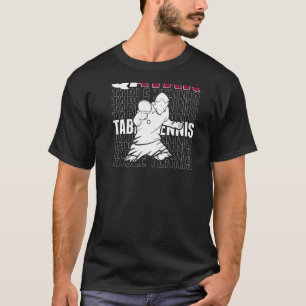 T-shirt Qatar Table Tennis Support Qatari Ping Pong Team