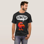 T-shirt Qbert Cursing Après L'Échec. (Devant entier)