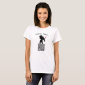 T-shirt QR Code Info Balayer moi Personnalisé Funny T-Shir (Devant entier)