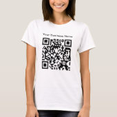 T-shirt QR Code Promotion commerciale (Devant)