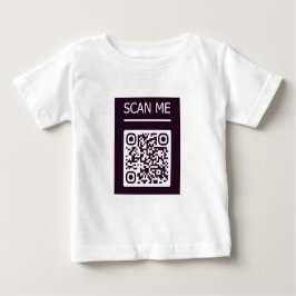 T-shirt QR Code SCAN ME robot IMEGE