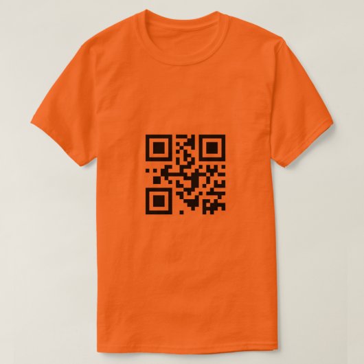 T-shirt - QR-code Speciaal (Design voorkant)