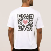 T-shirt QR Love Code (Dos)