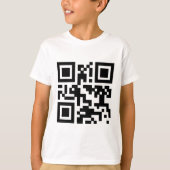 T-shirt QR "sabbat heureux !" code (Devant)