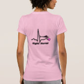 T-shirt QRS d'infirmière de vol et conception (Dos)