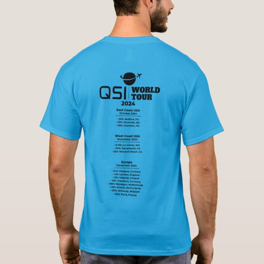 T-shirt QSI - Tour du monde 2024 (Dos)