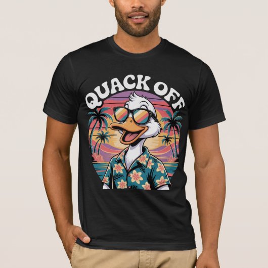 T-SHIRT QUACK OFF DUCK (Devant)