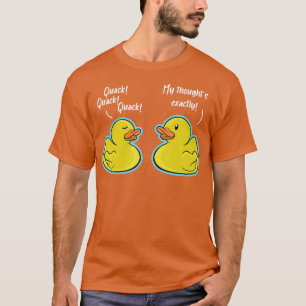 T-shirt Quack Quack Quack Canard Conversation Canards