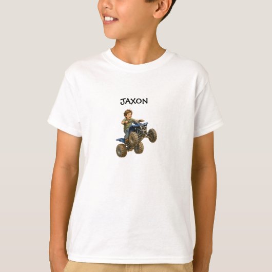 T-shirt Quad ATV pour enfants (Devant)