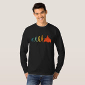 T-shirt Quad Evolution Retro Quad VTT 4x4 Quad (Devant entier)