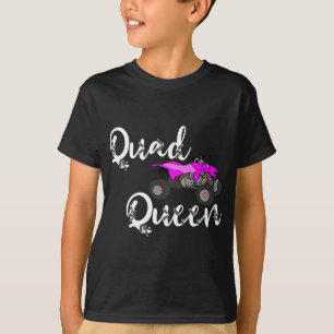 T-shirt Quad Queen ATV Quad Biker Girl Conduite de quatre 