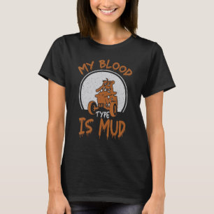 T-shirt Quad Rider Hors Quadbike Quadlook Road Mud Bike