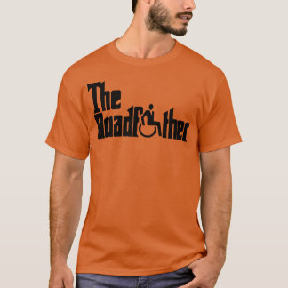 T-shirt Quadfather pour pères en fauteuil roulant ami