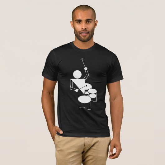 T-shirt QUADS - Tambours - Nouveau design Guert! (Devant entier)