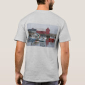 T-shirt Quai de cou de bonnet à poils (Dos)