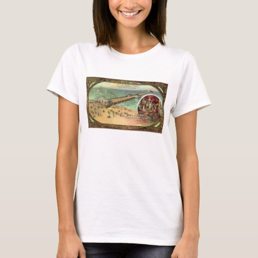 T-shirt Quai vintage Atlantic City (Devant)