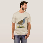 T-shirt Quail à échelle (Devant entier)