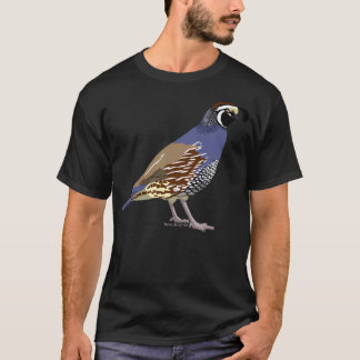 T-shirt Quail de Californie