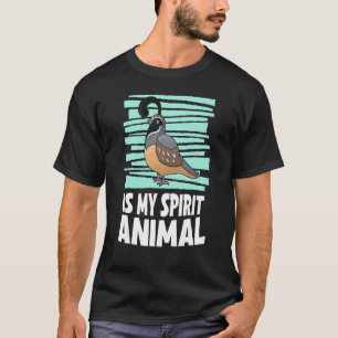 T-shirt Quail Est Mon Esprit Animal Enfants Quail