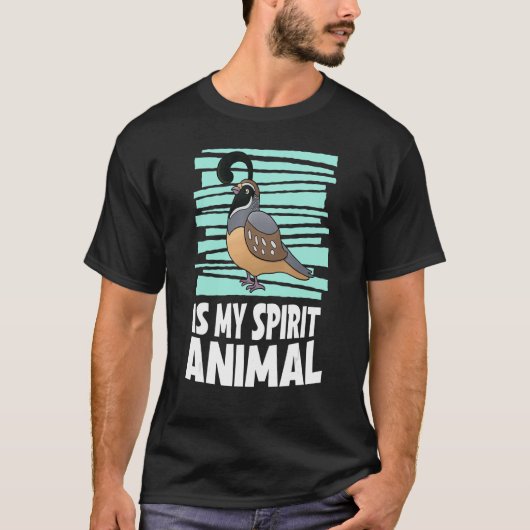 T-shirt Quail Est Mon Esprit Animal Enfants Quail (Devant)