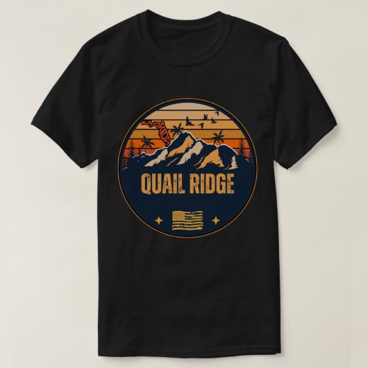 T-shirt Quail Ridge, Floride  (Design devant)