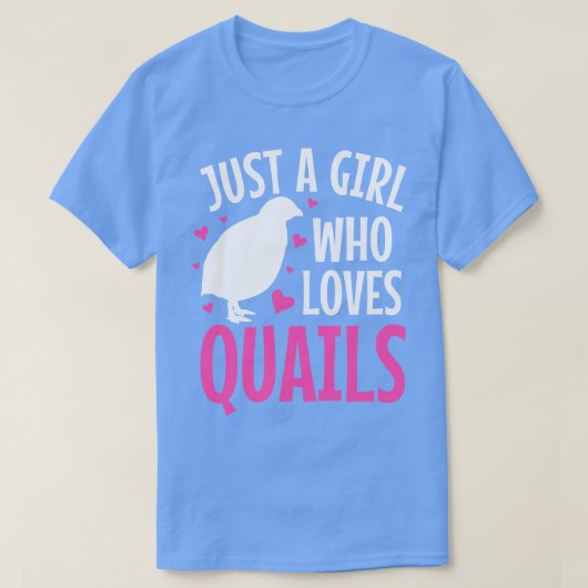 T-shirt Quails Quail Lover 2 (Design devant)