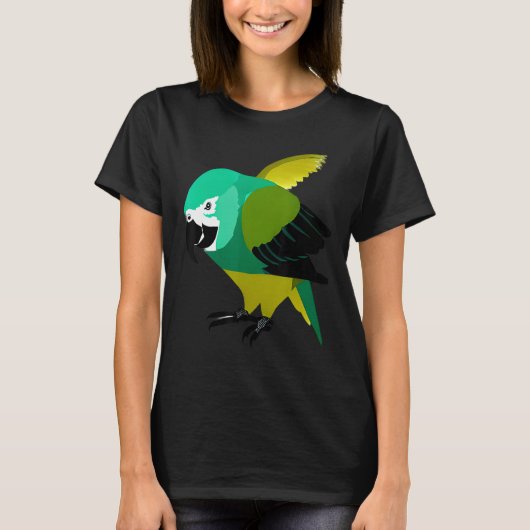 T-shirt Quaker Parrots birds animals pet  Party quotes Fam (Devant)